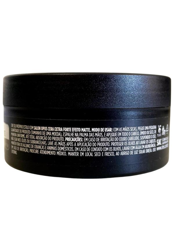 Cera Finalizadora Capilar Extra Forte Salon Opus Efeito Matte 75g